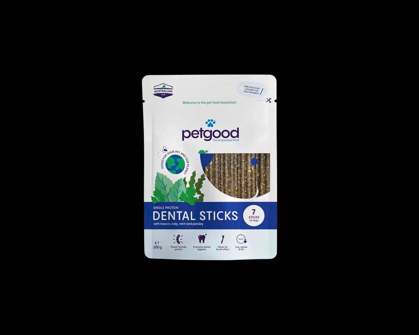 Dog Dental Sticks with insect protein