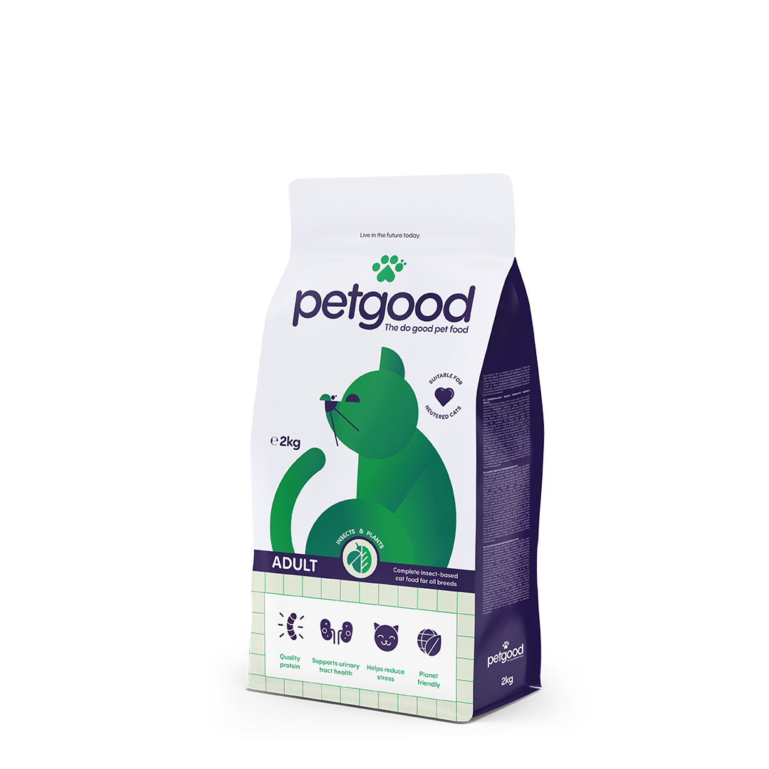 Insect based dry cat food - 2kg